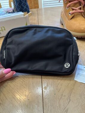 lululemon athletica Black Nylon Travel Toiletry Pouch